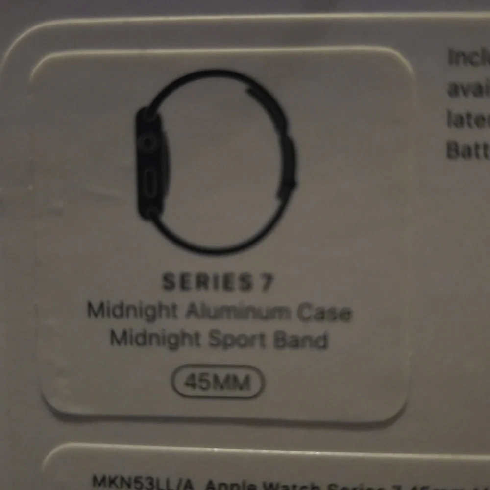 Apple Watch Packaging Box Only Series 7
